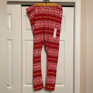 *Brand New Adult Snowflake Pajama Pants - Size 1X